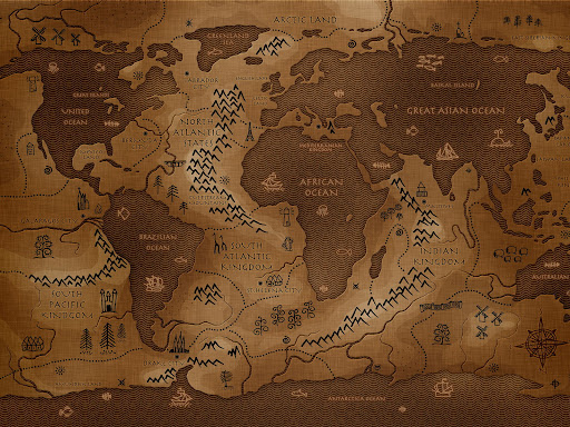 Globe Map Wallpaper
