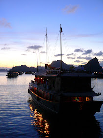 Halong Bay, Hotel Boat