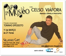 11 de Março - CELSO VIÁFORA - Flyer Ampliado