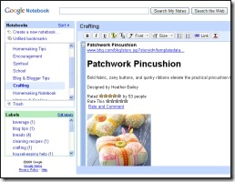 Google Notebook