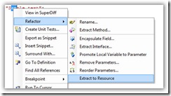 RefactoringTool-Menu