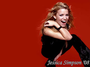 Jessica Simpson Red Wallpaper