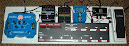 New pedalboard ... L to R: Damage Control Glass Nexus, Rocktron MIDIMate, Carl Martin compressor/limiter, Voodoo Lab Sparkle Drive, Peterson StroboStomp, Axess Electronics BS2, Fulltone Clyde Deluxe wah 