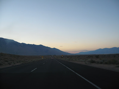 驶向Death Valley的路上