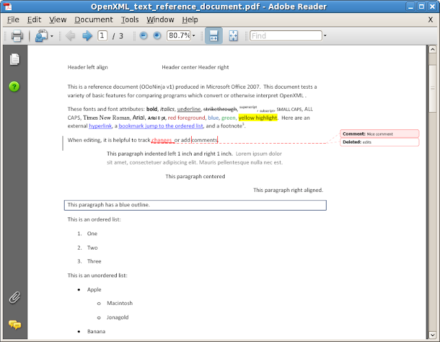 Zamzar conversion from my reference document to PDF