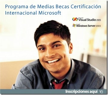 Medias Becas en Certificación Oficial Microsoft