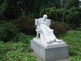 Socrates Dead sculpture in the Parco Ciani
