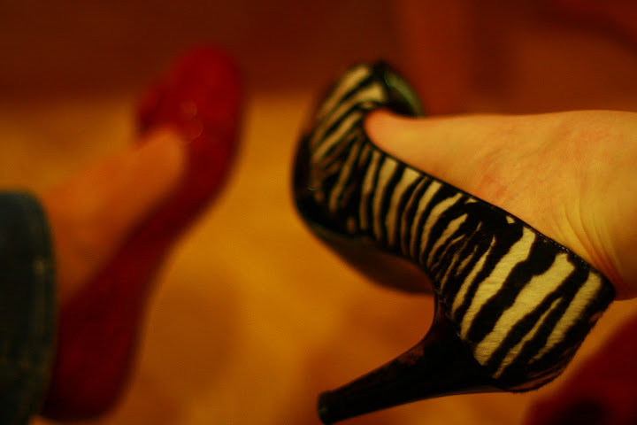 Women Dress Shoe' Zebra Print