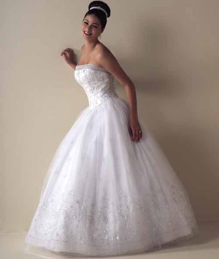 Princess Bridal Ball Gown Beaded