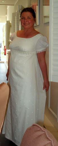 Plus Size Wedding Gown Beaded Detail