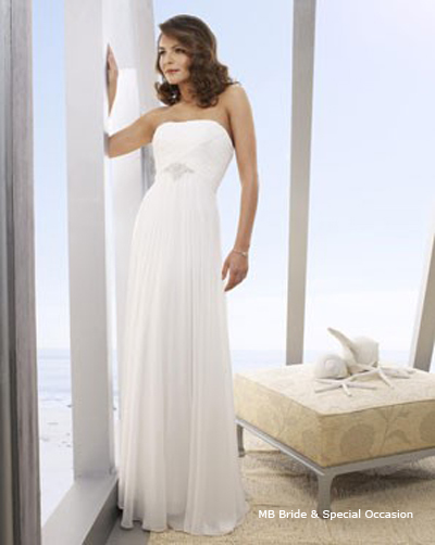 09551 ; Informal Wedding Gown Bridal Dress