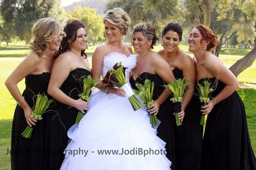 Black Bridesmaid Dresses Gown