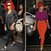 Rihanna ; Red Hot Rocking Hairstyles