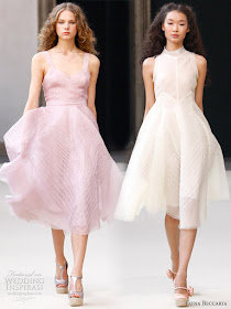 Tea+Length+Bridesmaid+Gown+For+Spring+2011