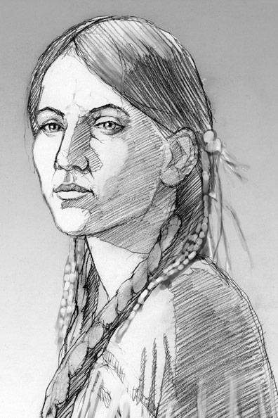 sacajawea coloring pages - photo #18