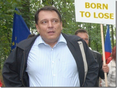 Paroubek - Born to lose - fotomontáž