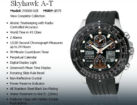 Citizen Skyhawk AT: The Ultimate Pilot Watch or is it THE ULTIMATE WATCH?