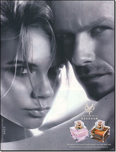 Victoria and David Beckham new his and hers fragrances advertising campaign picture