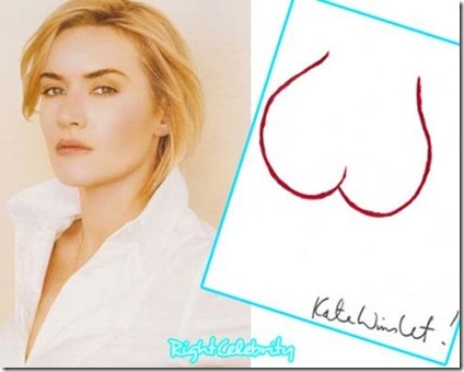 Kate Winslet auctions her butt for Paint4Poverty