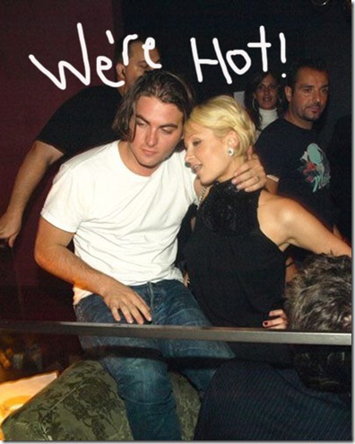 Paris Hilton cozies up to Canadian actor Kevin Zeggers