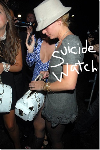 Britney spears under suicide watch