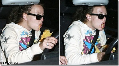 Britney Spears looked a mess as gorged on a taco1