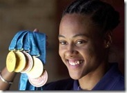 Marion Jones gave up five Olympic medals for track and field events