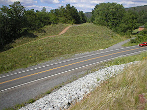 Abandoned turnpike Route 30 bridge