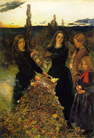 john everett millais, autumn leaves