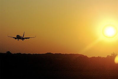 Bangalore Airport Flight landing