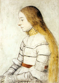 hans holbein the younger, portrait of anna meyer