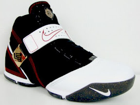 lebron 5 black and red