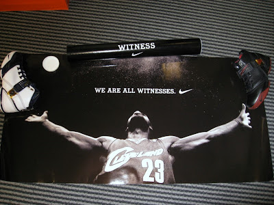 lebron we are all witnesses poster