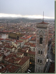Vista da cúpula do Il Duomo