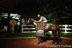 Saratoga Springs Resort Jockey Statue