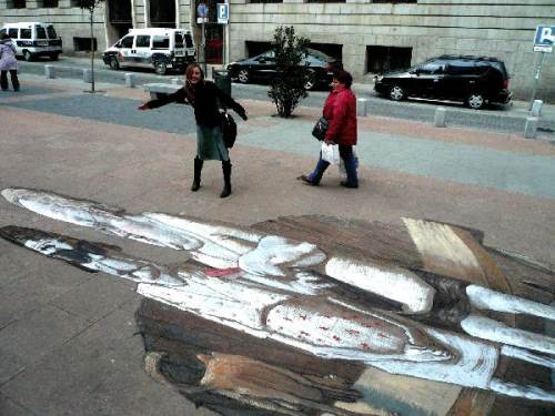 chalk art, as good as art painting 