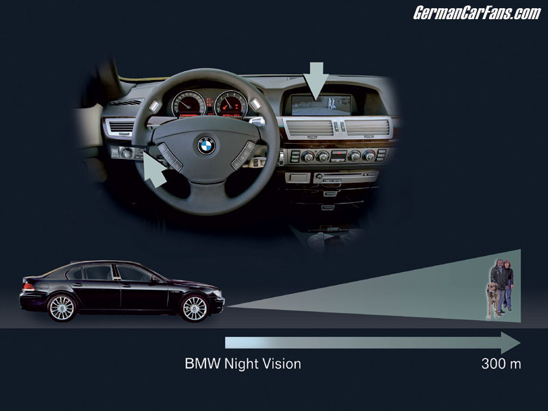 This car, BMW Night Vision Car has a video monitor inside, which will help driver to see even in the darker