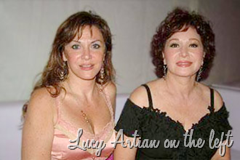 Lucy Artian on the left